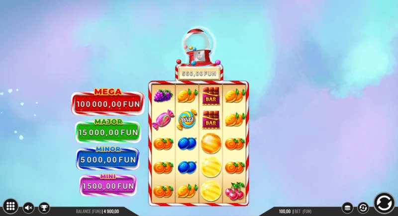 Sweet Candy Cash Stash - monedas en la ronda Hold and Win
